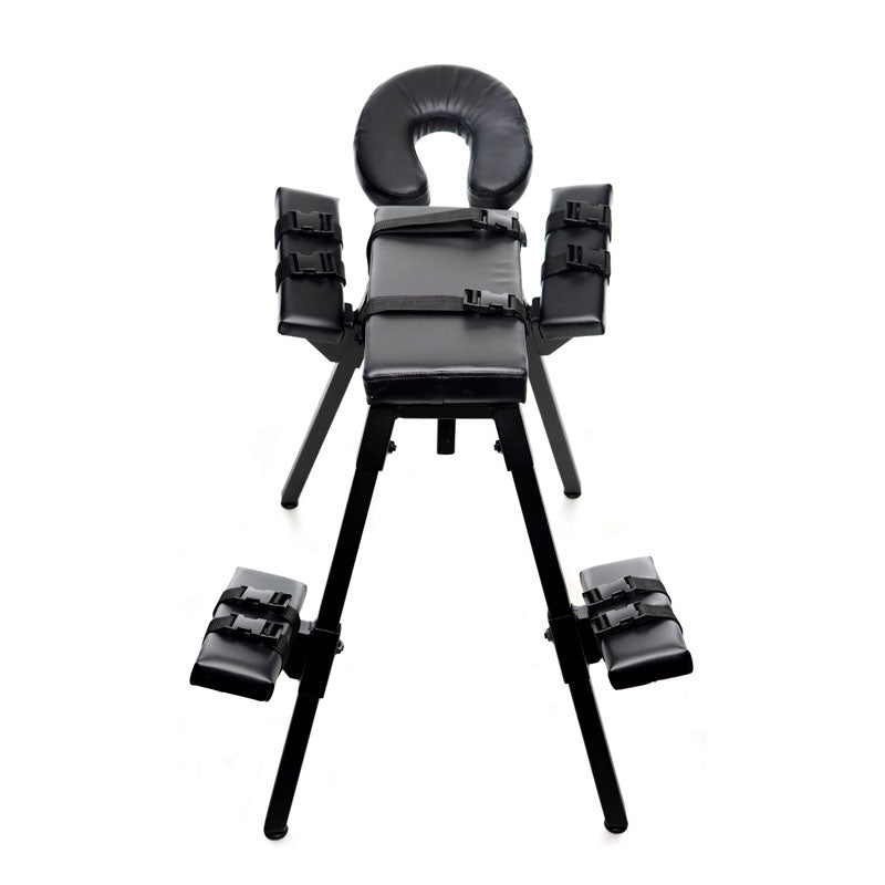 Master Series Obedience Extreme Sex Bench - Black Bondage Furniture