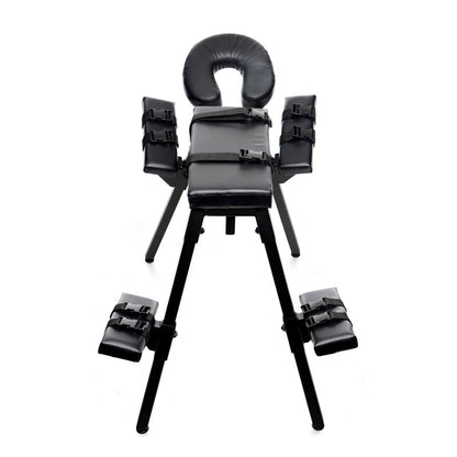 Master Series Obedience Extreme Sex Bench - Black Bondage Furniture