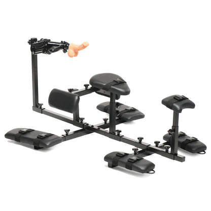 Master Series Subversion - Deluxe Stockade with Mains Powered Sex Machine-AH173