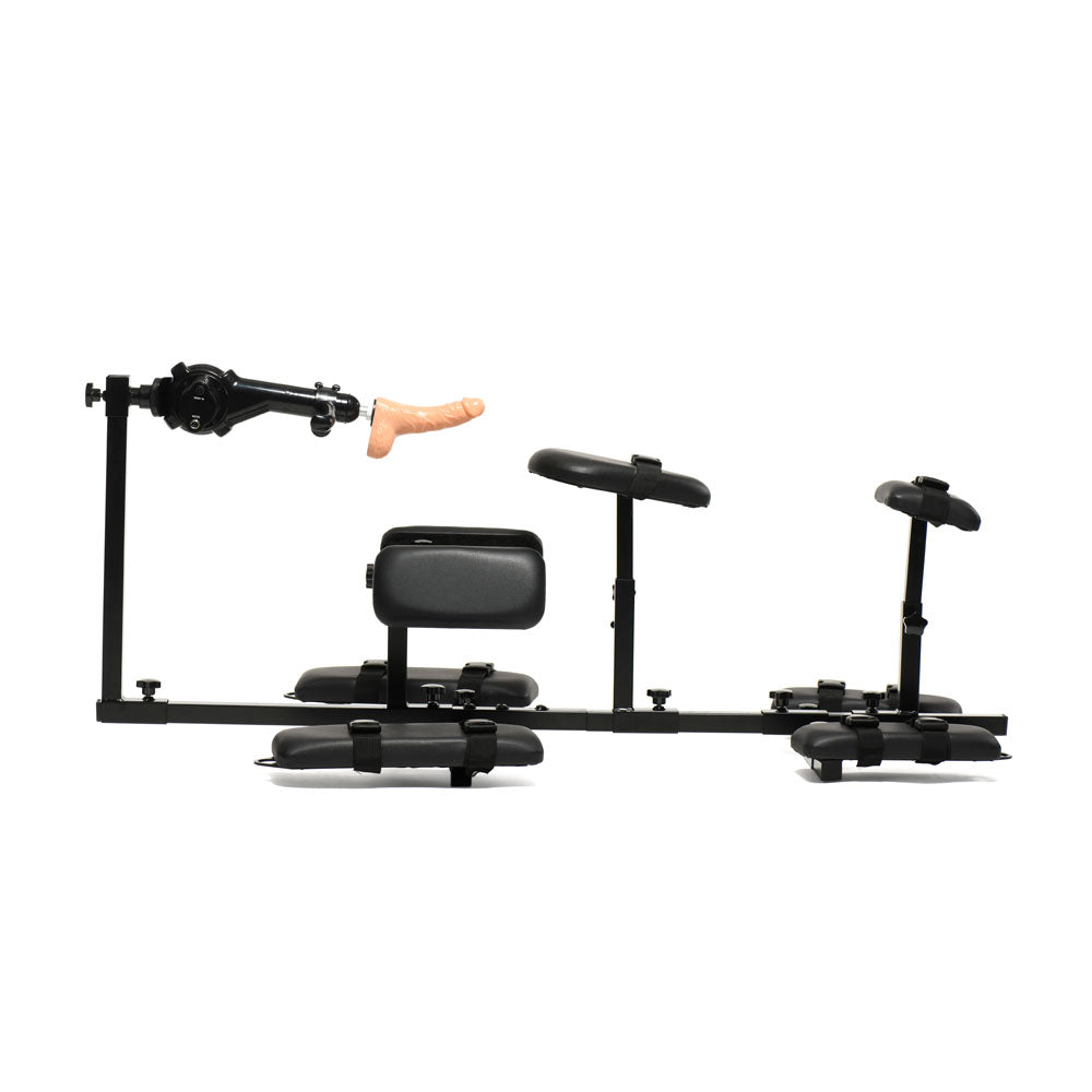 Master Series Subversion - Deluxe Stockade with Mains Powered Sex Machine-AH173