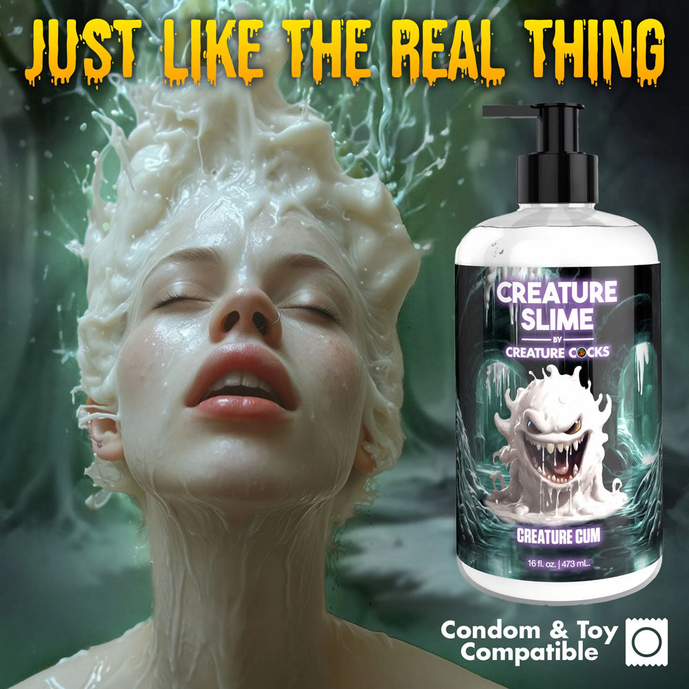 Creature Slime by Creature Cocks - Creature Cum - Cum Lubricant - 473 ml Pump Bottle-AH456-16OZ