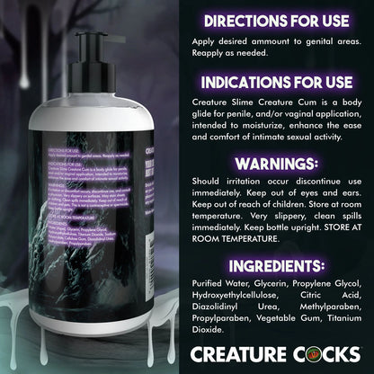 Creature Slime by Creature Cocks - Creature Cum - Cum Lubricant - 473 ml Pump Bottle-AH456-16OZ
