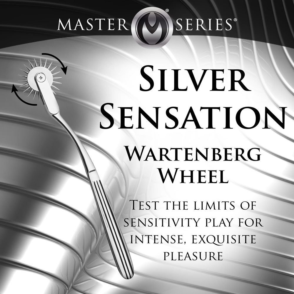 Master Series Silver Sensation - Metal Wartenberg Wheel-AH463