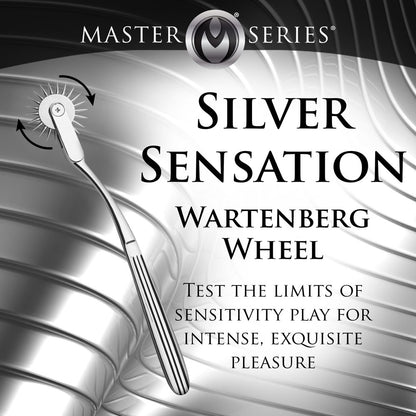 Master Series Silver Sensation - Metal Wartenberg Wheel-AH463