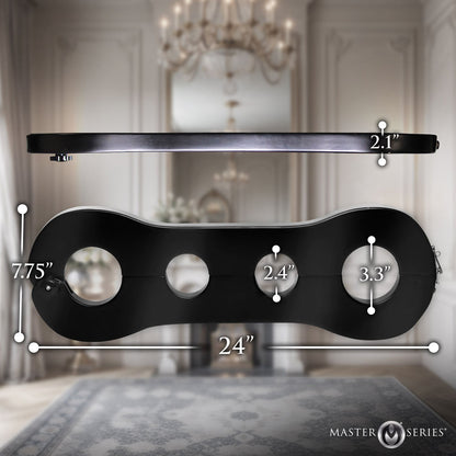 Master Series Trapped - Wrist and Ankle Stocks-AH710