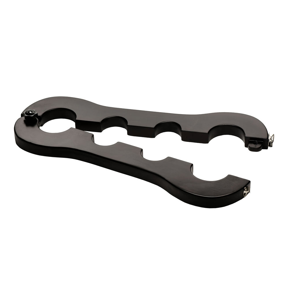 Master Series Trapped - Wrist and Ankle Stocks-AH710