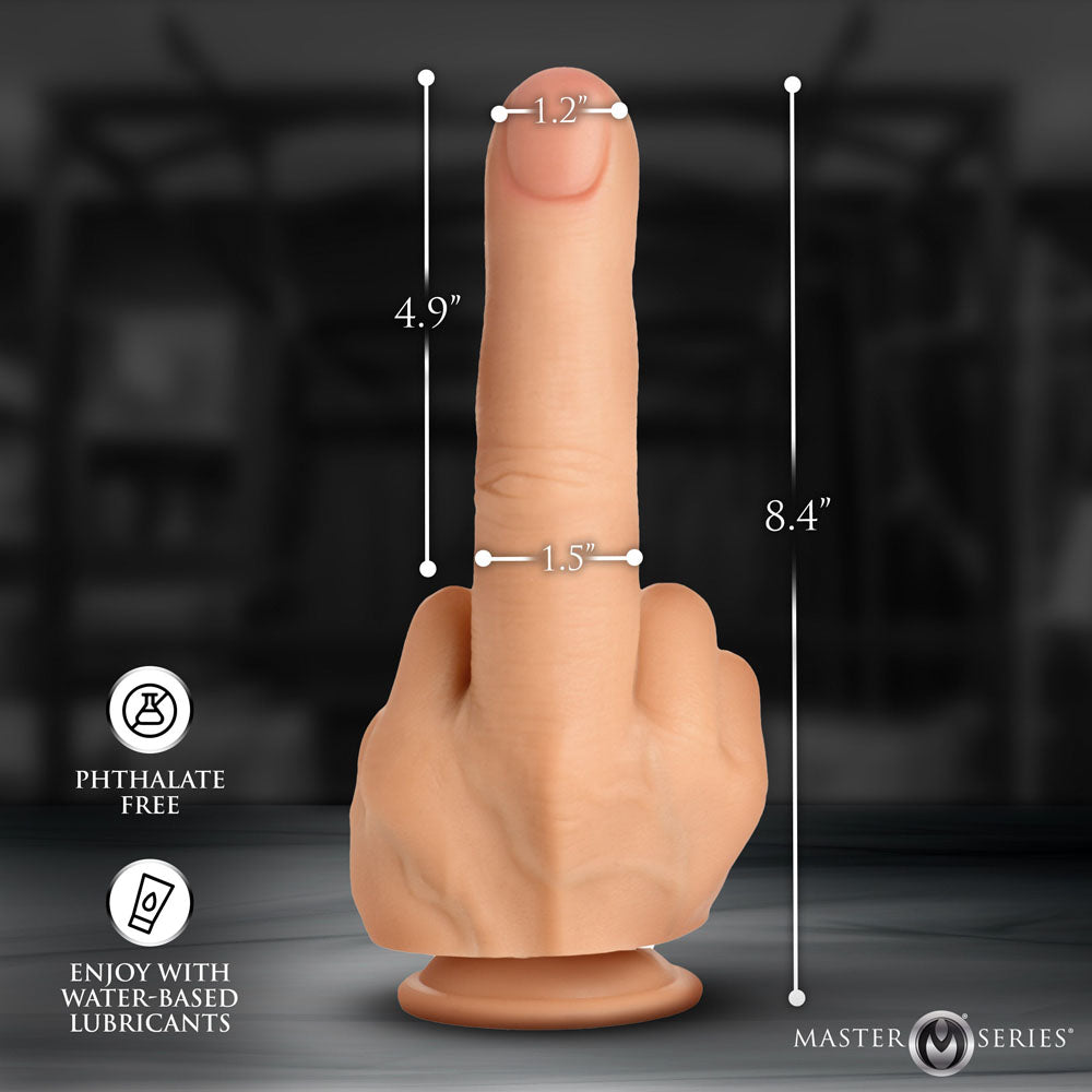 Master Series The Finger - Flesh 21.3 cm Giant Finger Dildo-AH758