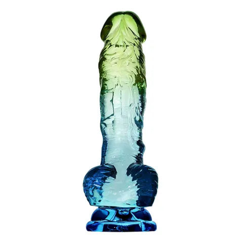 Adam & Eve SENSUAL SEASIDE 8.5 Dildo - Blue/Green 21.5 cm Dildo