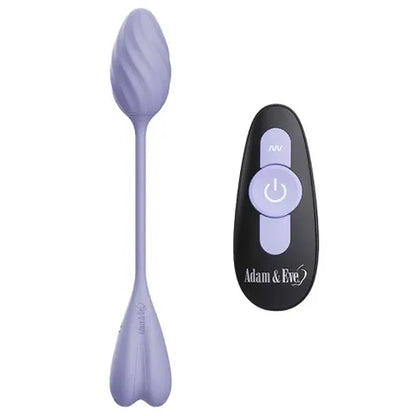 Adam & Eve SPIRAL LOVE Wearable Egg - Purple USB Rechargeable Wearable Vibrating Egg with Wireless remote