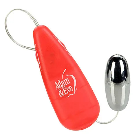 Adam & Eve VIBRATING SILVER BULLET - Vibrating Bullet with Remote Control