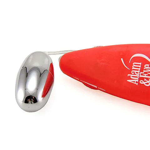 Adam & Eve VIBRATING SILVER BULLET - Vibrating Bullet with Remote Control