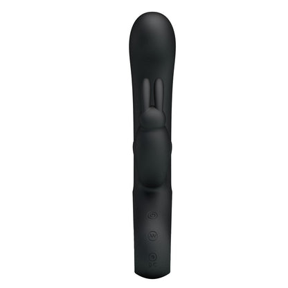 Party Up COLIN Rabbit Vibe - Black - Black 21 cm USB Rechargeable Rabbit Vibrator-BI-014420-1-PU