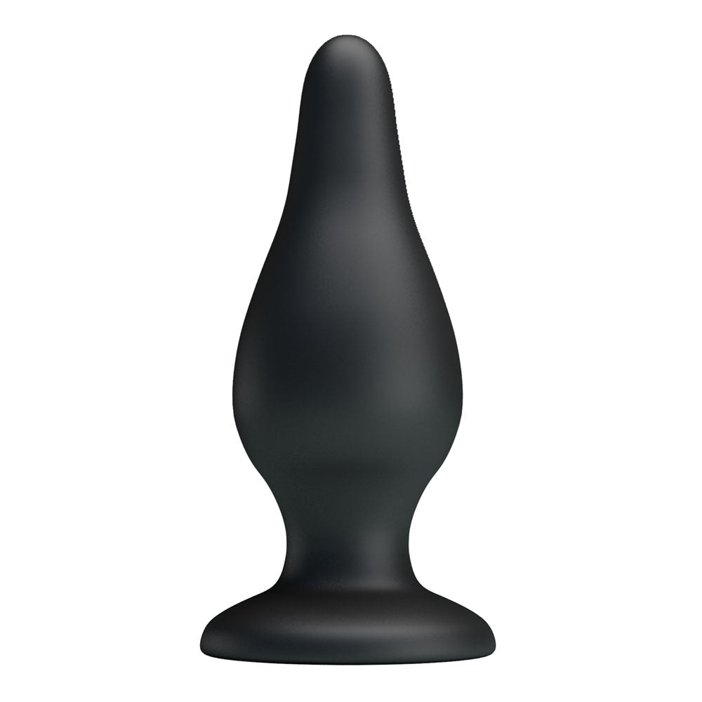 Party Up JEREMY Butt Plug - Black 15.4 cm Butt Plug-BI-014460-PU