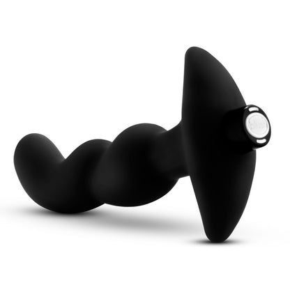 Anal Adventures Platinum Vibrating Prostate Massager 03 - Black USB Rechargeable 15.2 cm Prostate Massager-BL-11635