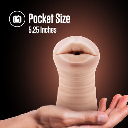 EnLust - Nicole - Flesh Vibrating Oral Stroker-BL-73543