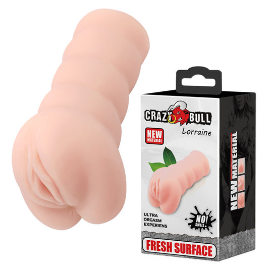 CRAZY BULL LORRAINE Vagina Stroker - Flesh Vagina Stroker-BM-009217U