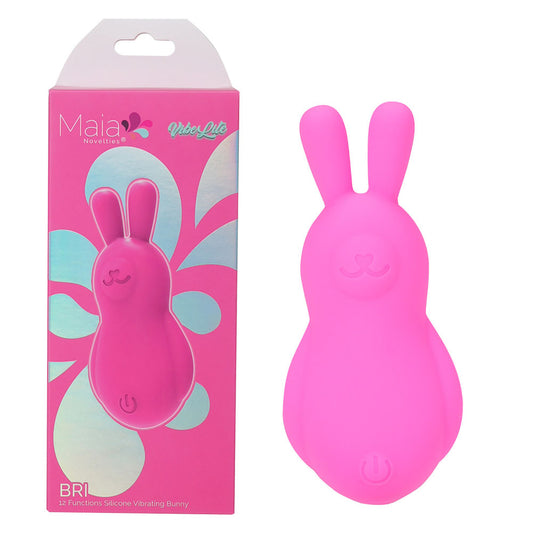 Maia BRI - Pink - Pink 9 cm USB Rechargeable Vibrating Bunny Bullet-BO-25-05-PINK