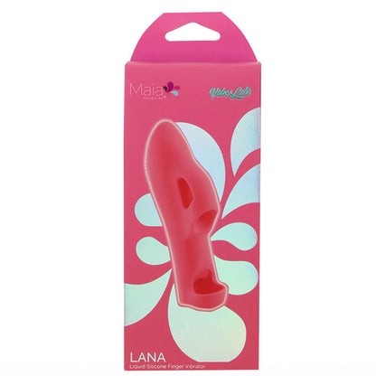 Maia LANA - Red - Red USB Rechargeable Finger Stimulator-BO-25-09-RED