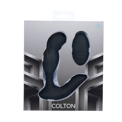 Maia COLTON - Black - Black USB Rechargeable Vibrating Prostate Massager with Wireless Remote - BO-25-24