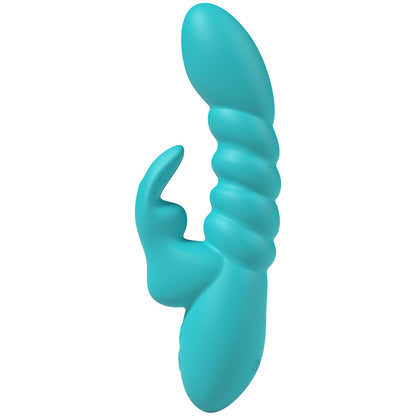 Party Up BRYNLYN - Teal - Teal 18.2 cm USB Rechargeable Rabbit Vibrator-BP-W00001-1