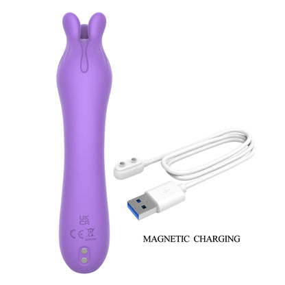 Party Up KELLY - Purple - Purple 13.7 cm USB Rechargeable Vibrator-BP-W00008
