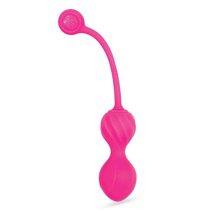 Bodywand Squeeze Remote-Control Pelvic Floor Trainer - Pink USB Rechargeable Weighted Kegel Balls with Remote-BW2003