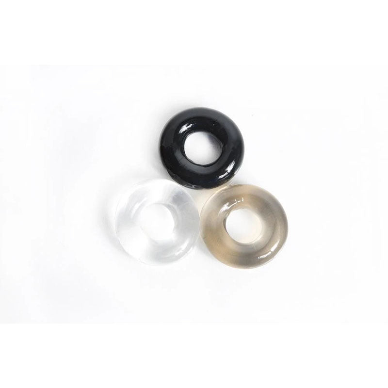 Boneyard Triple Play Cock Rings - 3 Pack-BY10000