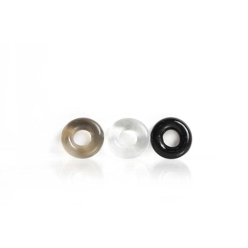 Boneyard Triple Play Cock Rings - 3 Pack-BY10000