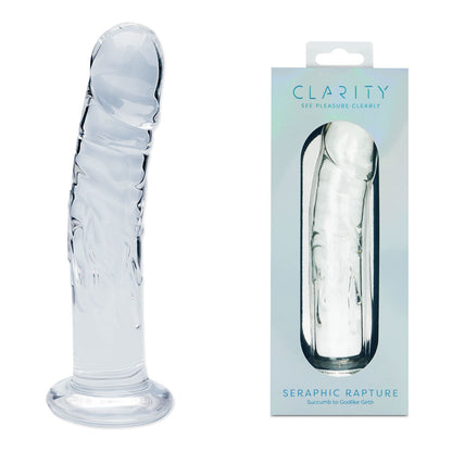 Clarity - Seraphic Rapture - Clear 17.8 cm Glass Dildo-CLA-16