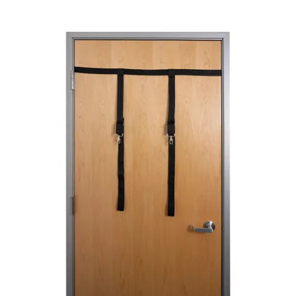 EDGE Adjustable Door Restraints - Black Restraints (Cuffs not included)