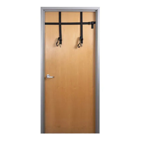 EDGE Adjustable Door Restraints - Black Restraints (Cuffs not included)