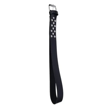 EDGE Leather Belt Spanker - Black Spanking Whip