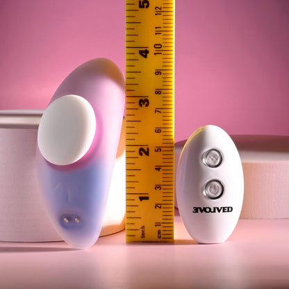 Evolved PARADISE PANTY - Pink/Purple USB Rechargeable Panty Vibrator with Remote Control-EN-RS-5711-2