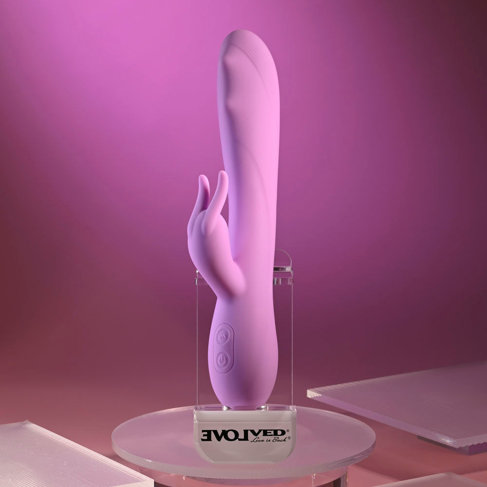 Evolved BEAD THE WAY - Pink 23.2 cm USB Rechargeable Rabbit Vibrator-EN-RS-6527-2