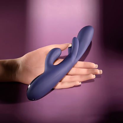 Evolved BOW DOWN - Purple USB Rechargeable Rabbit Vibrator - EN-RS-6985-2
