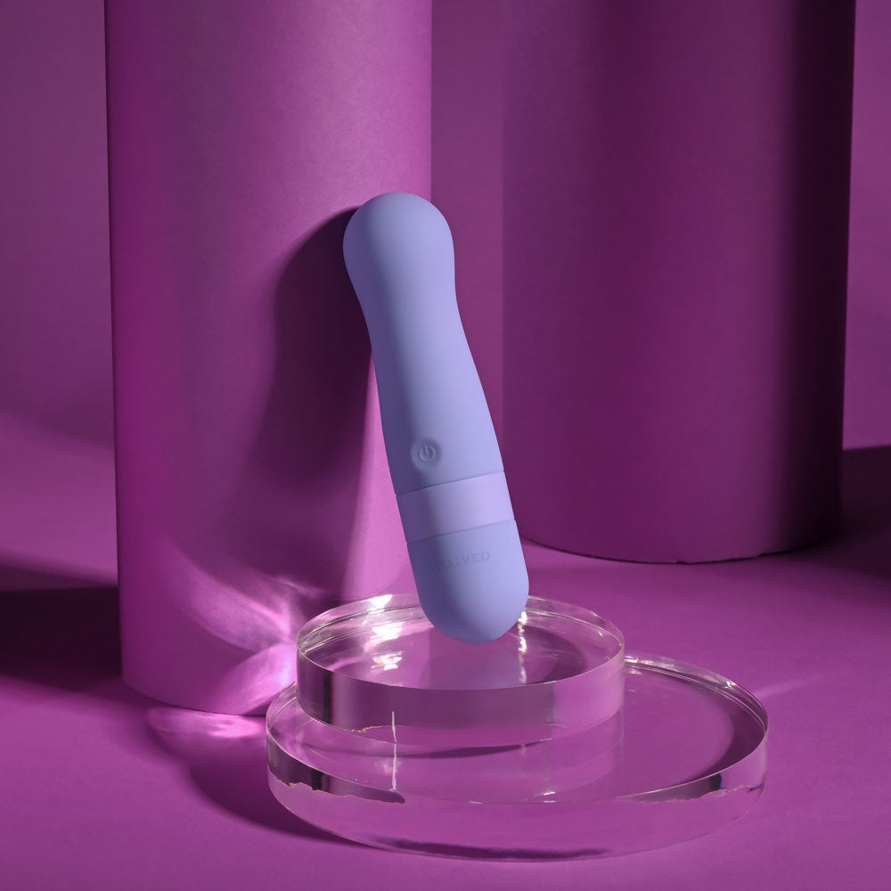 Evolved SQUISHY BULLET - Purple 11 cm USB Rechargeable Bullet - EN-RS-7272-2