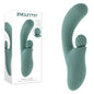 Evolved SPIRAL CHARM - Green 18 cm USB Rechargeable Rabbit Vibrator - EN-RS-7425-2