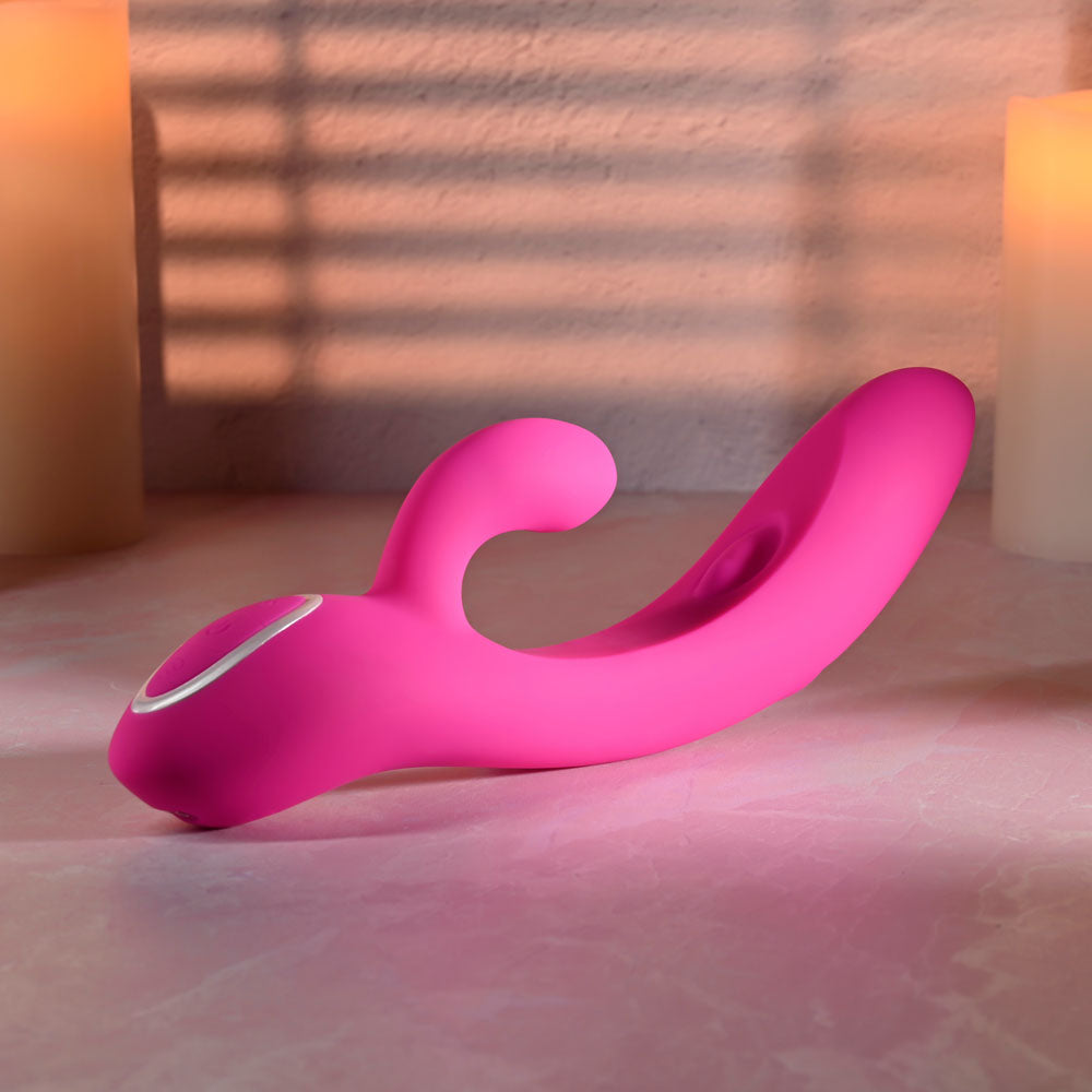 Evolved G-TAPPER - Pink USB Rechargeable Rabbit Vibrator-EN-RS-7616-2