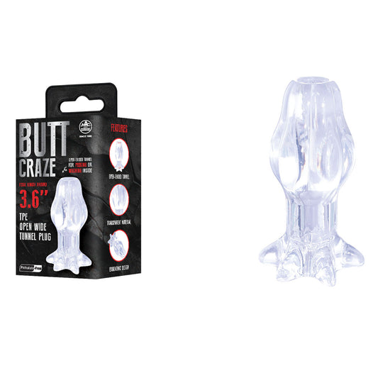 Butt Craze - Clear Gaping Butt Plug - F06S063A00-050