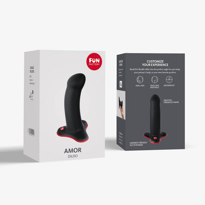 Fun Factory AMOR black - Black 14.6 cm Dildo-FF000845BK01
