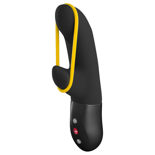 Fun Factory AMORINO Black - Black USB Rechargeable Rabbit Vibrator-FF000945BK01