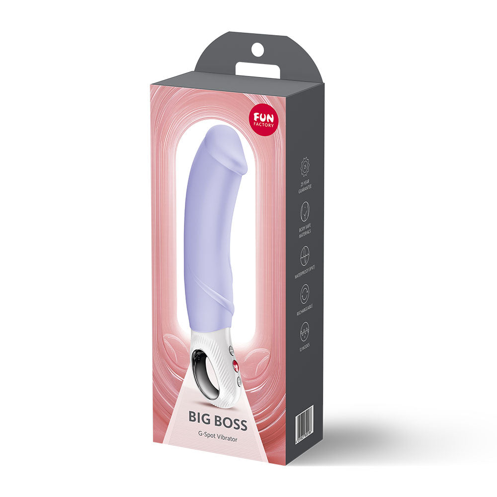 Fun Factory BIG BOSS Purple - Purple 22.9 cm USB-C Vibrator-FF000950PL01