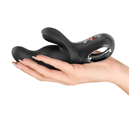 Fun Factory MISS BI Black - Black 17 cm USB-C Rechargeable Vibrator - FF000978BK01