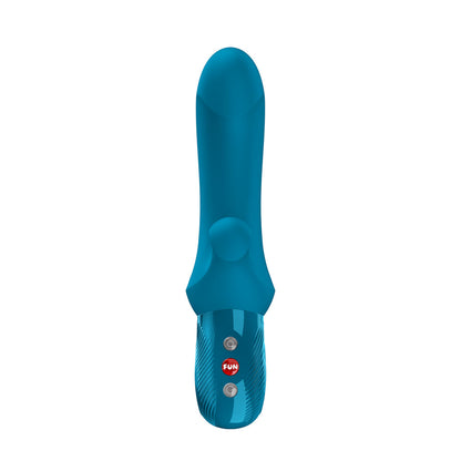 Fun Factory BI STRONIC CURVE Aquamarine - Aquamarine USB-C Rechargeable Thrusting Vibrator - FF001020AM01
