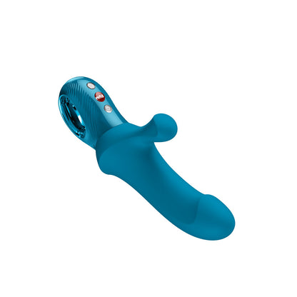 Fun Factory BI STRONIC CURVE Aquamarine - Aquamarine USB-C Rechargeable Thrusting Vibrator - FF001020AM01