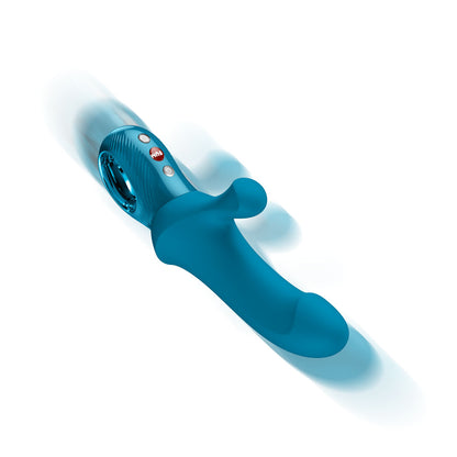 Fun Factory BI STRONIC CURVE Aquamarine - Aquamarine USB-C Rechargeable Thrusting Vibrator - FF001020AM01