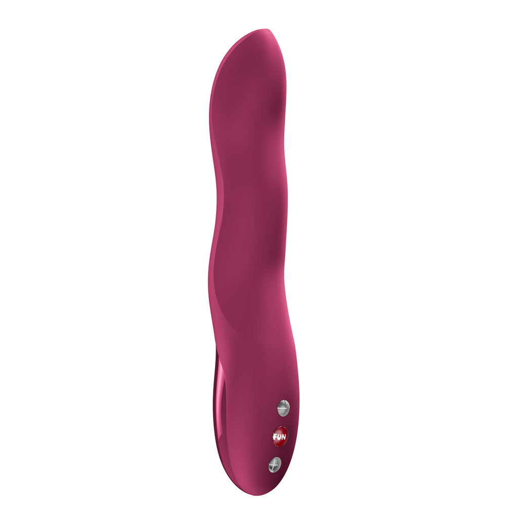 Fun Factory STRONIC WAVE Wine Red - Wine Red USB-C Rechargeable Thrusting Vibrator-FF001048WR01