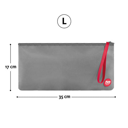 Fun Factory TOYBAG L - Dark Grey Large Toy Storage Bag - FF001203DR01
