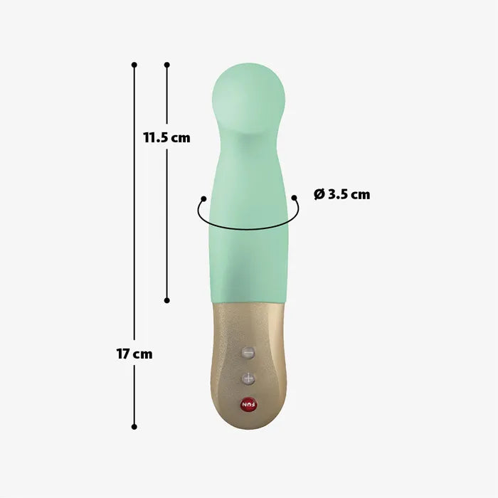 Fun Factory SUNDAZE pistachio - Green 17.5 cm USB Rechargeable Thrusting Vibrator