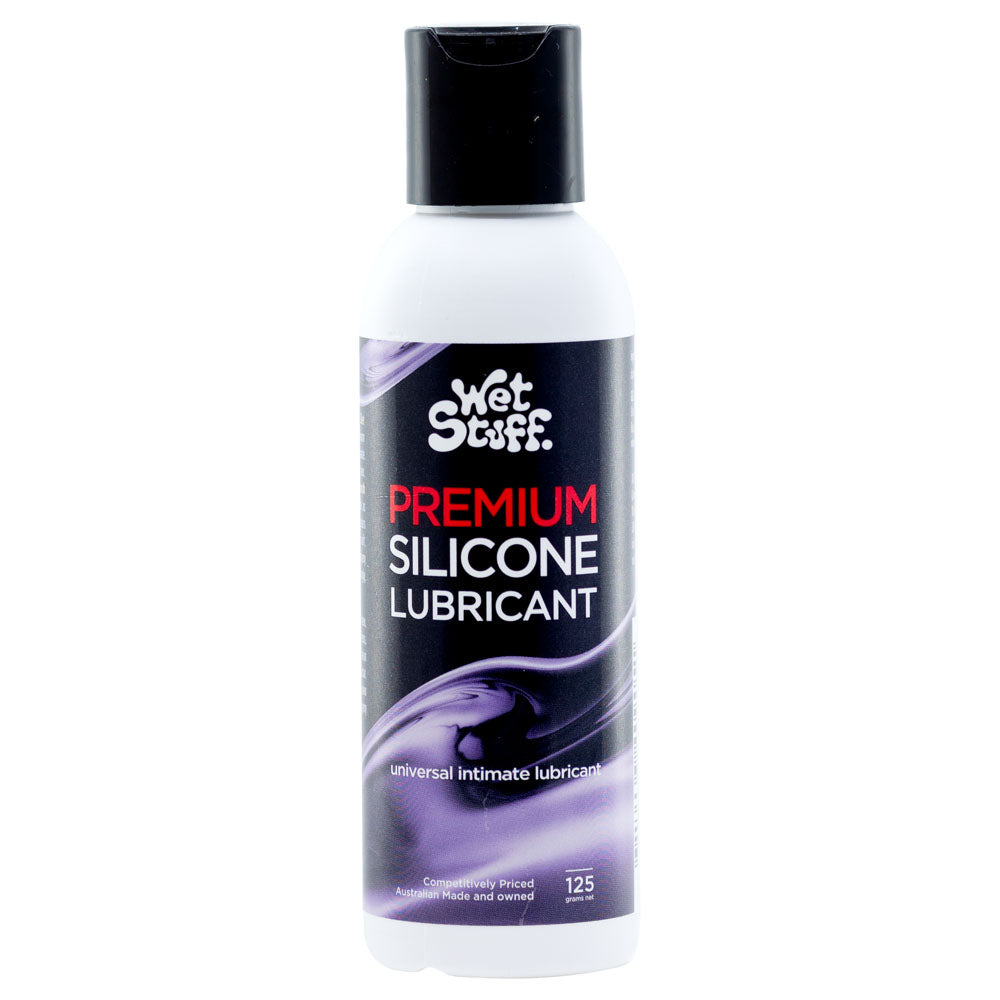 Wet Stuff Premium - 125g Disk Top - Silicone Lubricant - 125 gram Bottle-GW40905